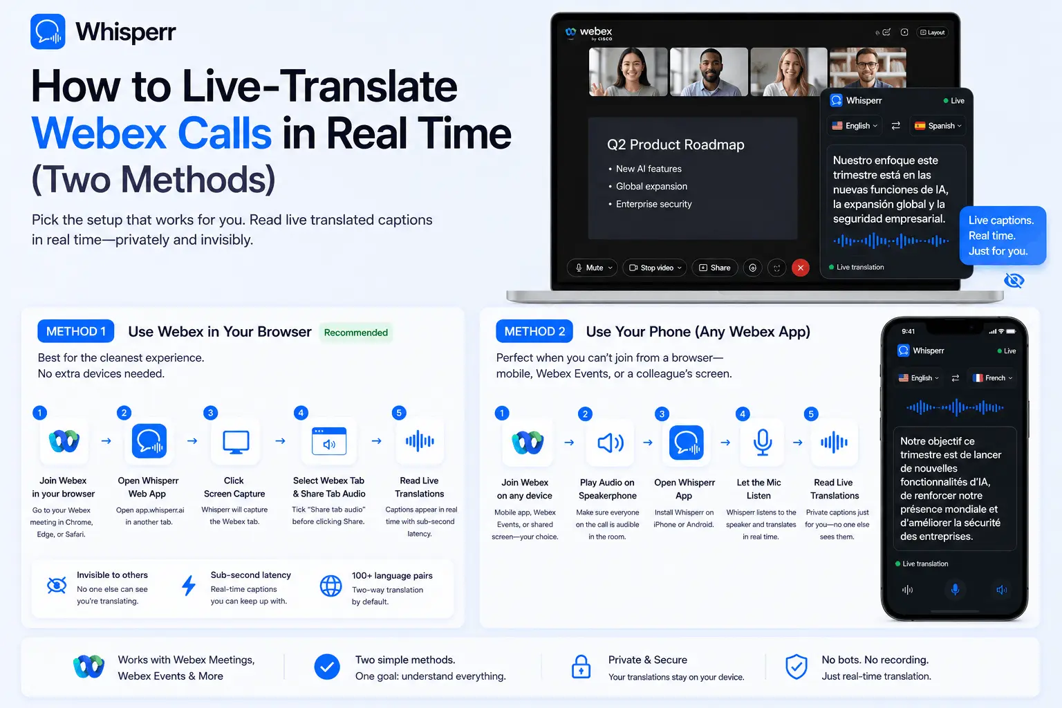 How to Live-Translate Webex Calls in Real Time