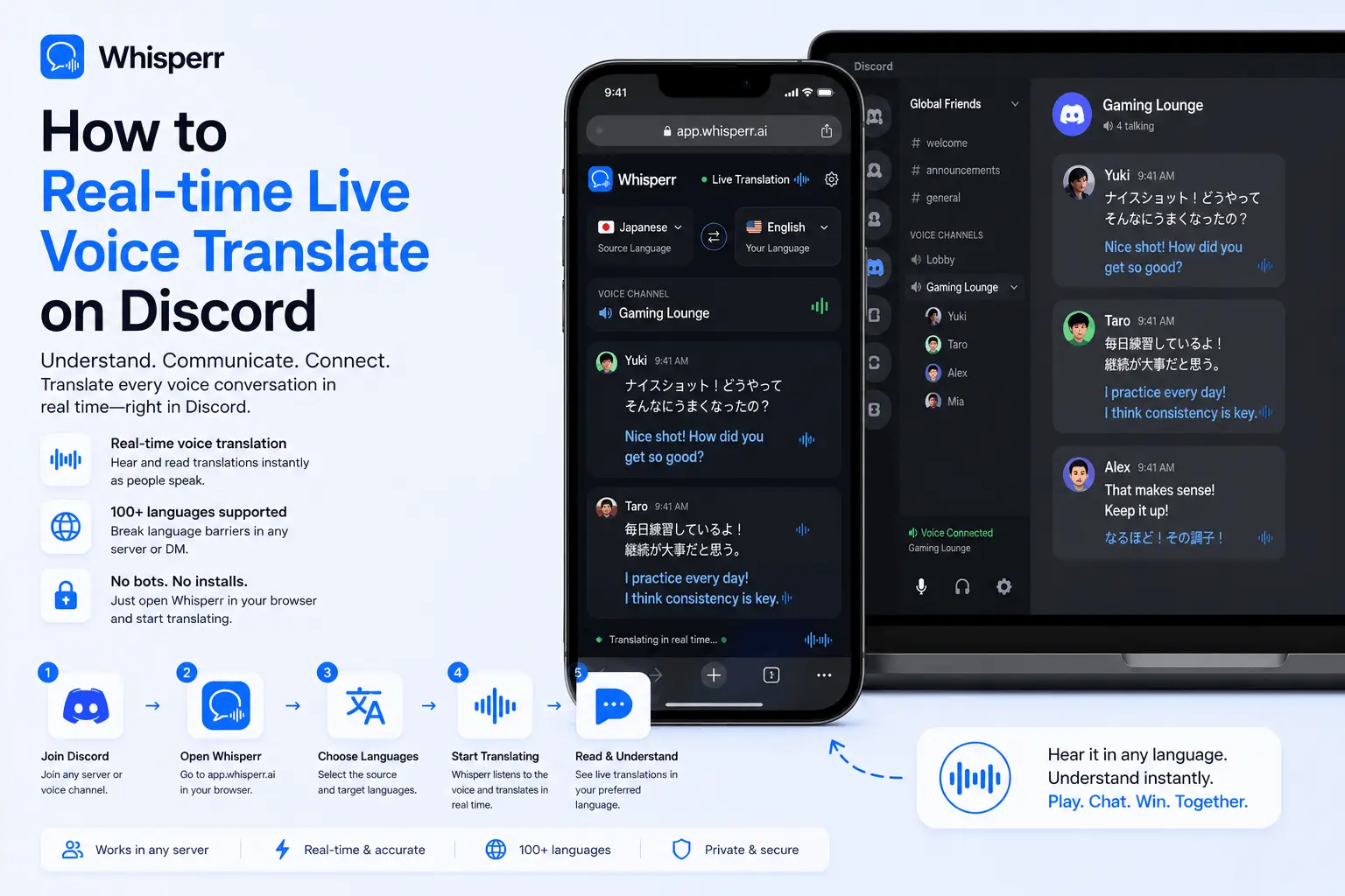 How to Real-time Voice Translate on Discord
