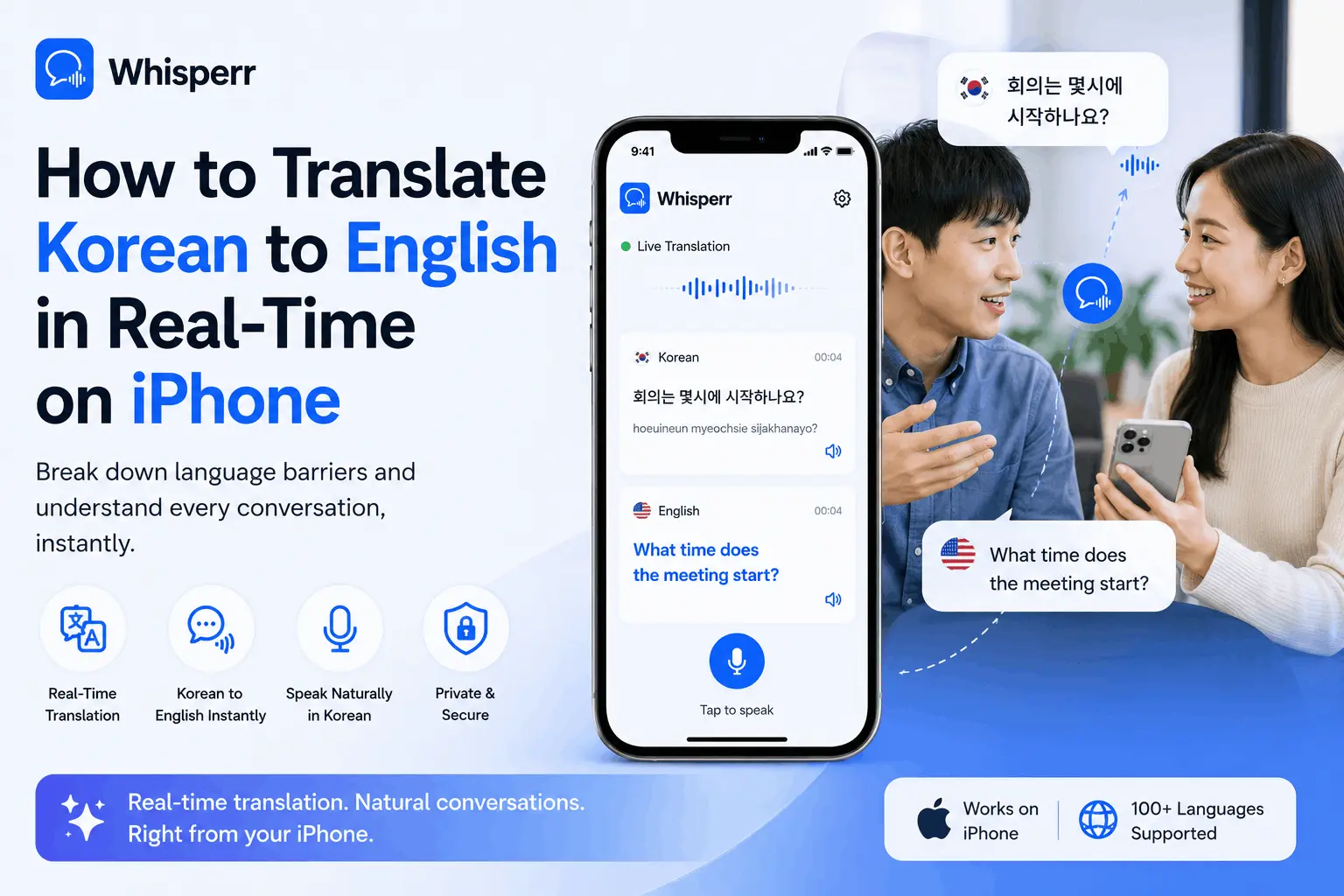 How to Translate Korean to English in Real-Time on iPhone