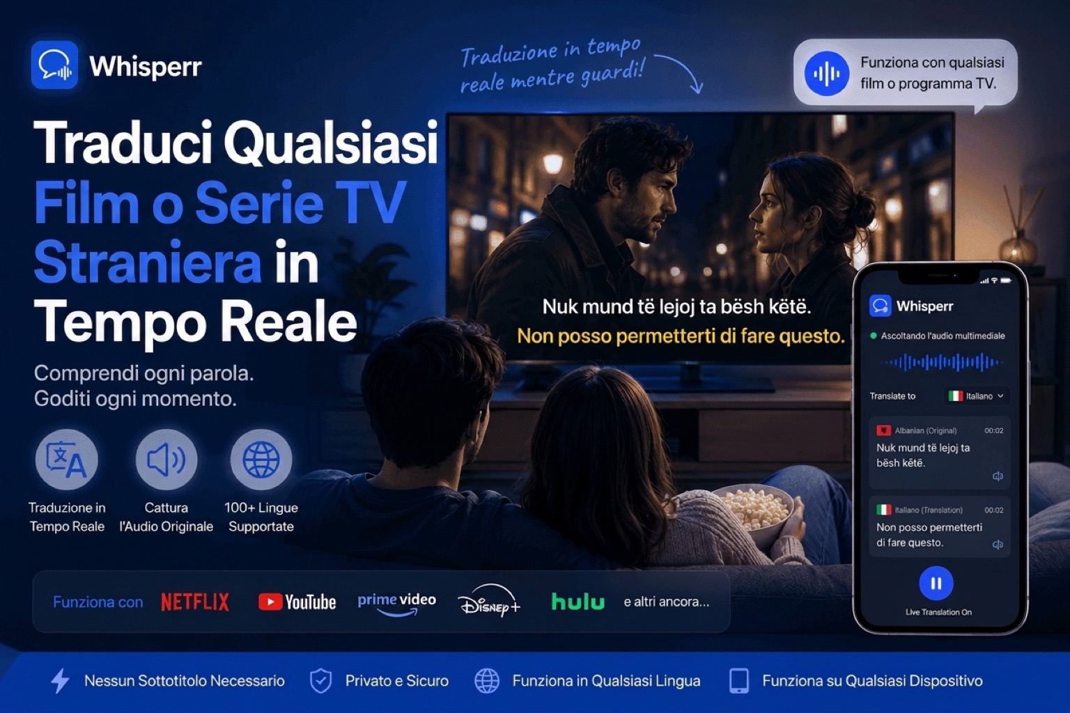 Come tradurre dal vivo un film o una serie straniera (Netflix, Disney+, Prime e altri)