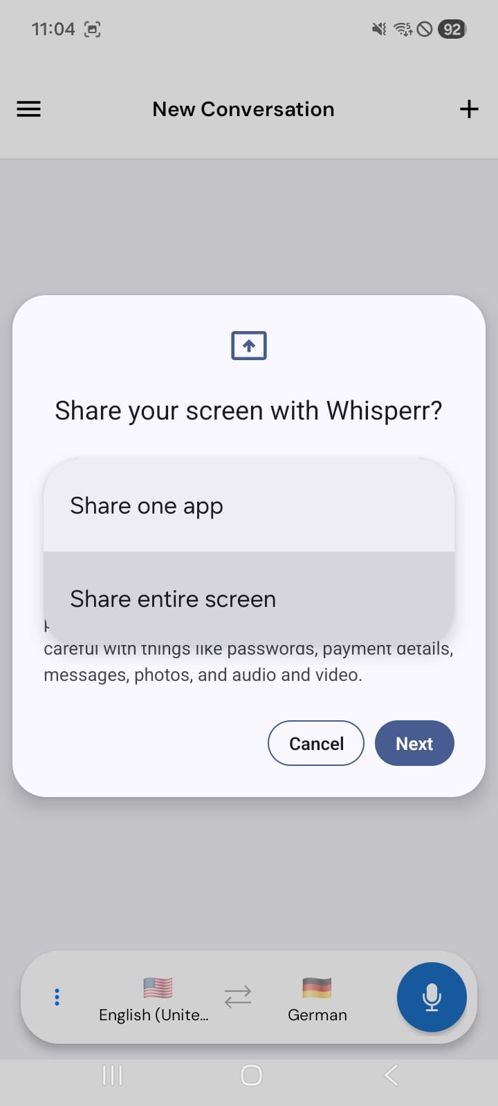Share your screen with Whisperr Android.png
