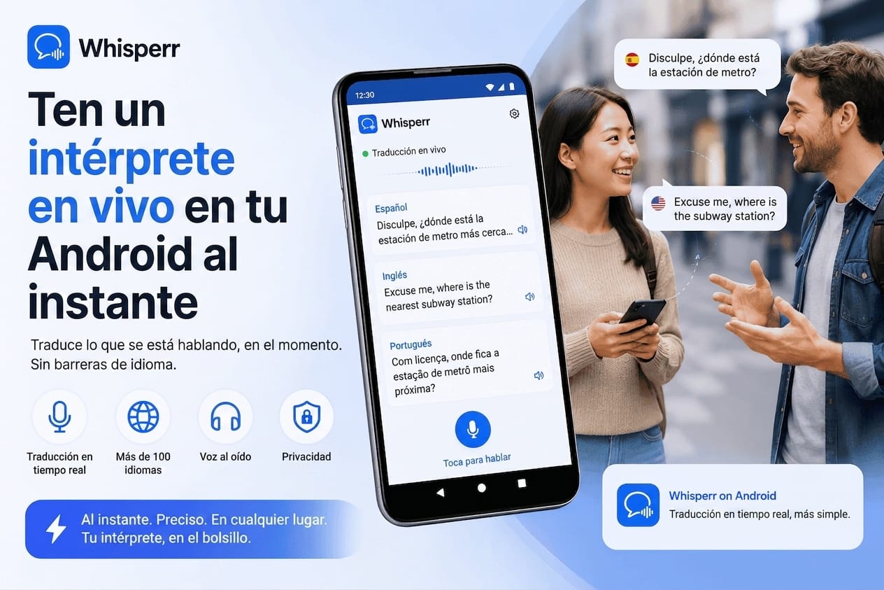 Cómo tener un intérprete en vivo en tu Android al instante