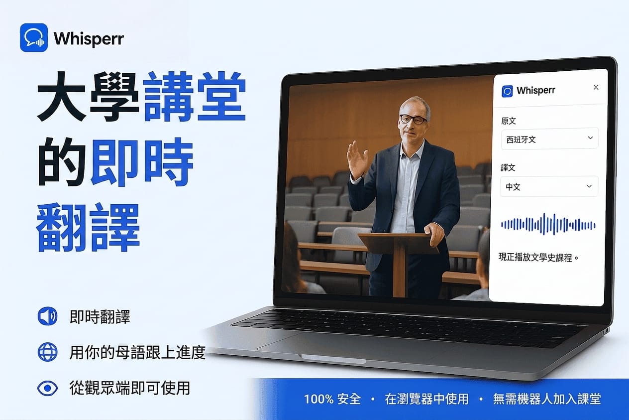 大學課程即時翻譯完整指南