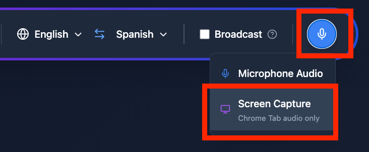 Web App Spanish and English Start Capture2.png