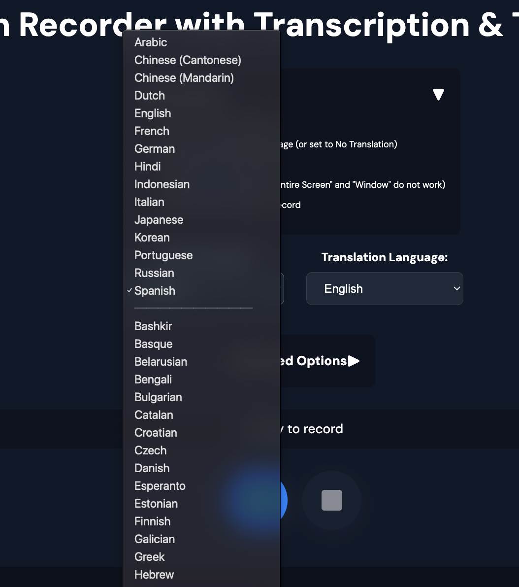 chrome extension home dark select audio lang.png