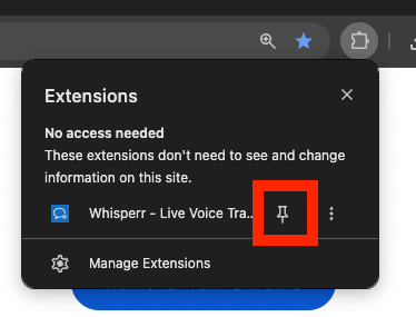 chrome extension pin extension to menu bar.png