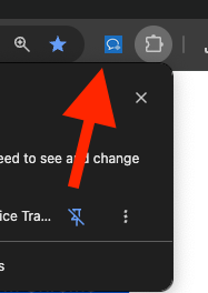 chrome extension pinned to menu bar.png