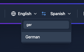web app dark mode select german.png