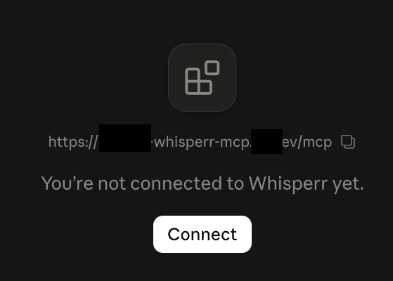 whisperr-claude-desktop-connect-button.png
