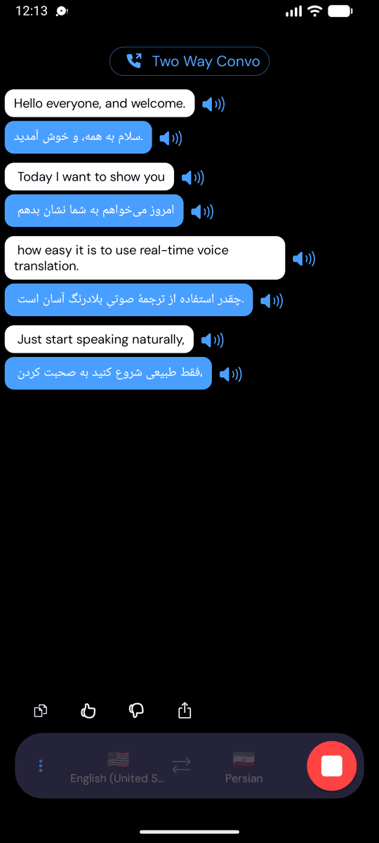 Live transcription and translation on Android with Speech Mode on