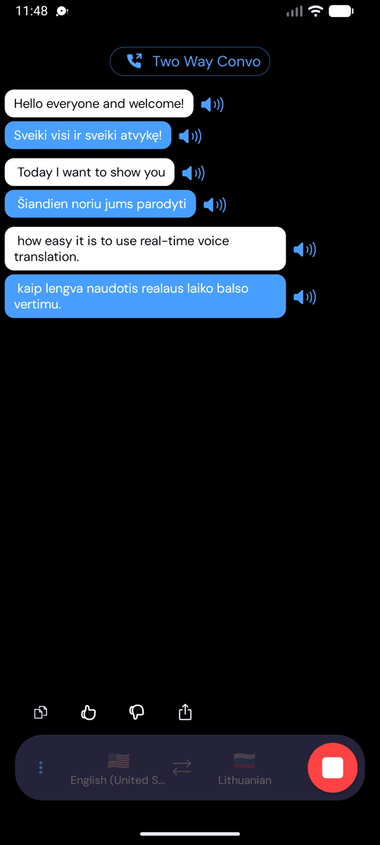Live transcription and translation on Android with Speech Mode on