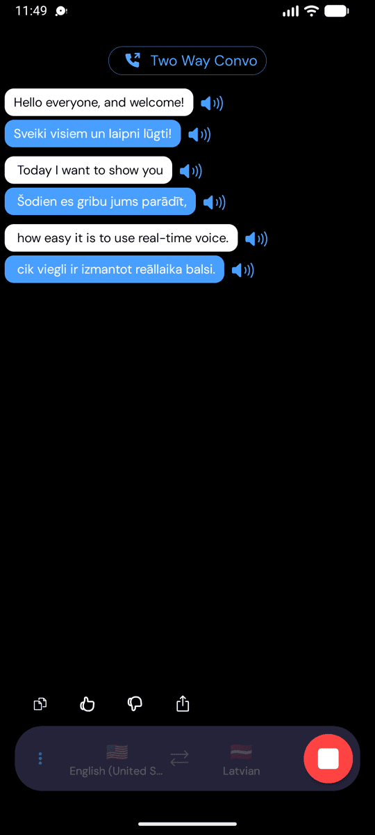 Live transcription and translation on Android with Speech Mode on