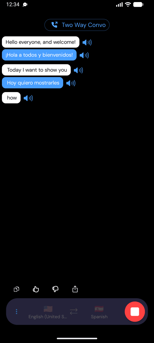 Live transcription and translation on Android with Speech Mode on