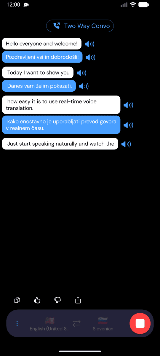 Live transcription and translation on Android with Speech Mode on