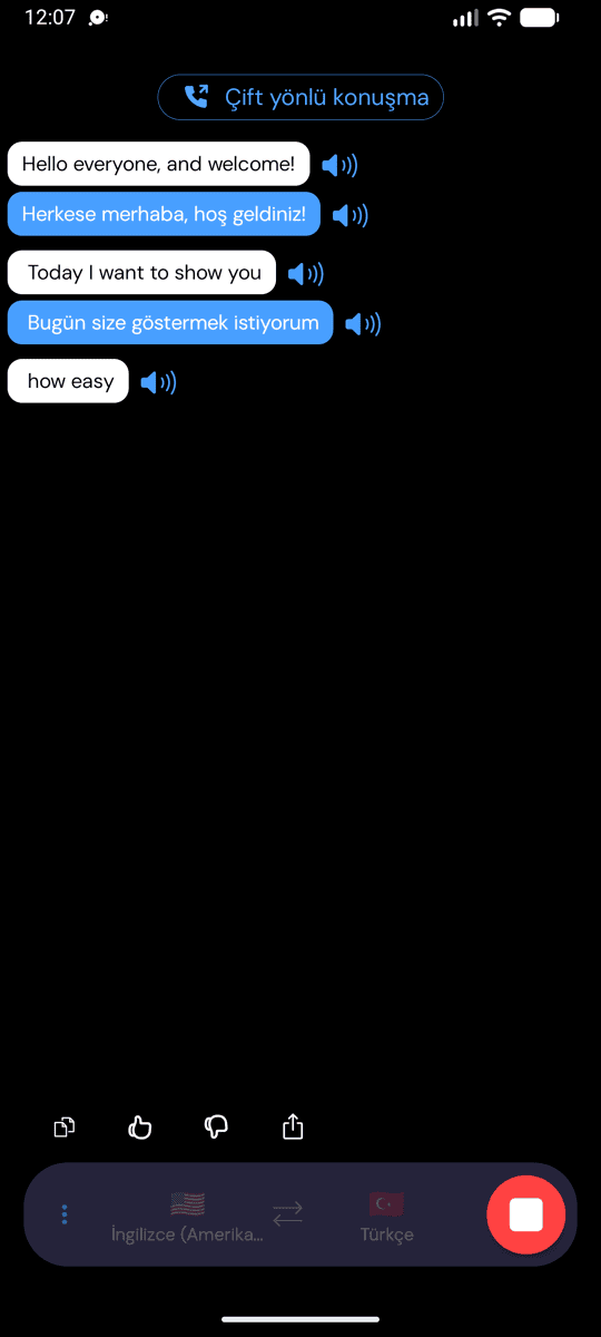 Live transcription and translation on Android with Speech Mode on