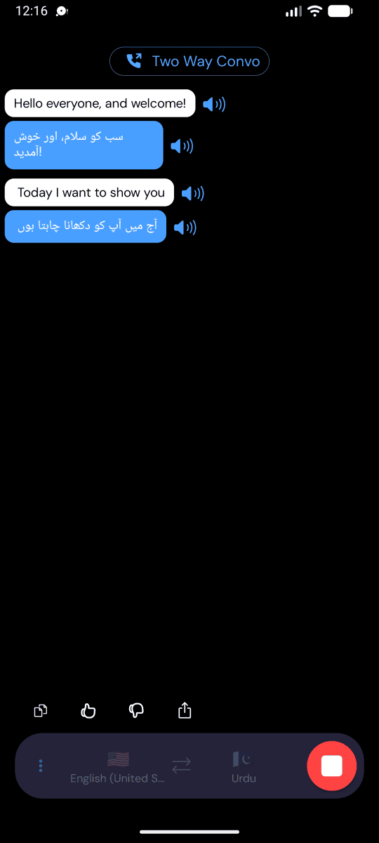 Live transcription and translation on Android with Speech Mode on