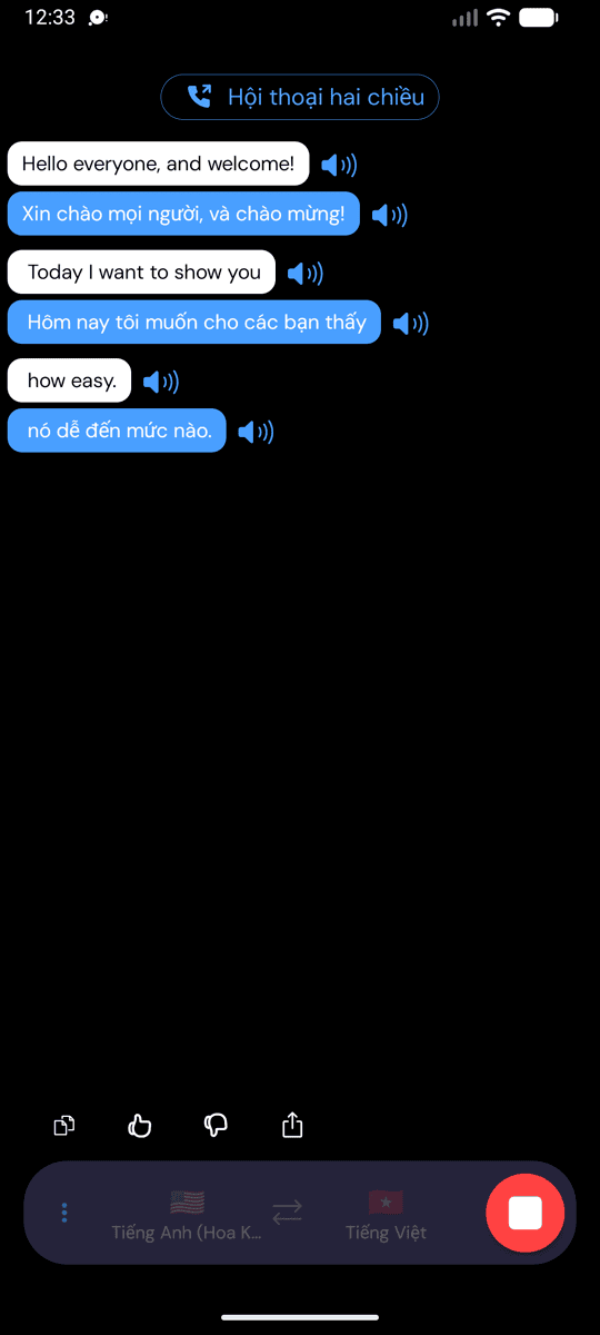 Live transcription and translation on Android with Speech Mode on