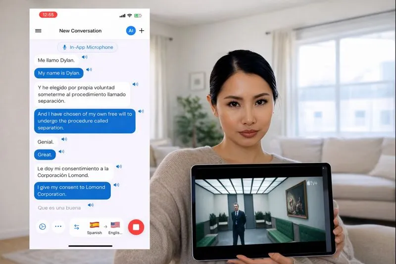 Video Content with Live Subtitles 1